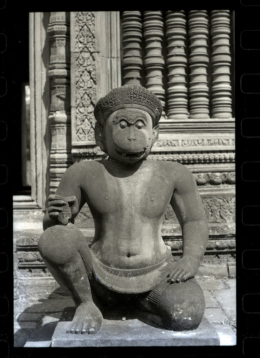 Sculpture at the Banteay Srei Temple, Angkor