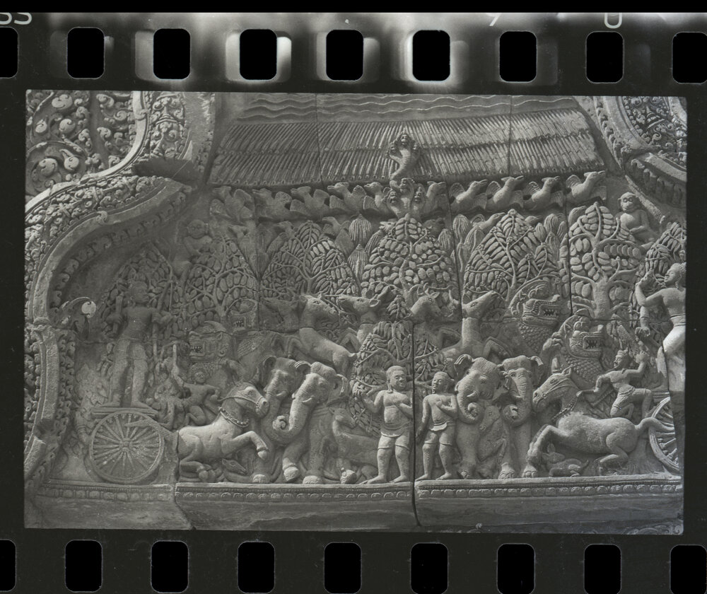 Relief at the Banteay Srei Temple, Angkor