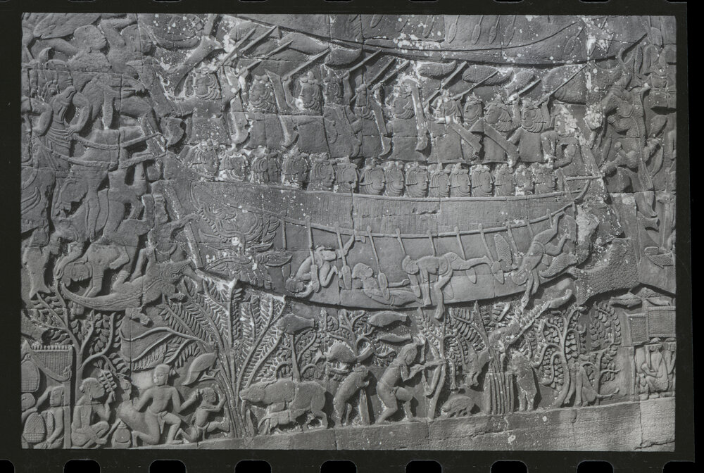 Bas-Relief at the Bayon Temple, Angkor