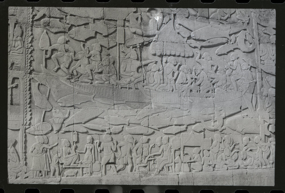 Bas-Relief at the Bayon Temple, Angkor