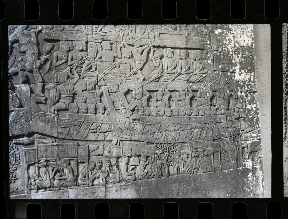 Bas-Relief at the Bayon Temple, Angkor