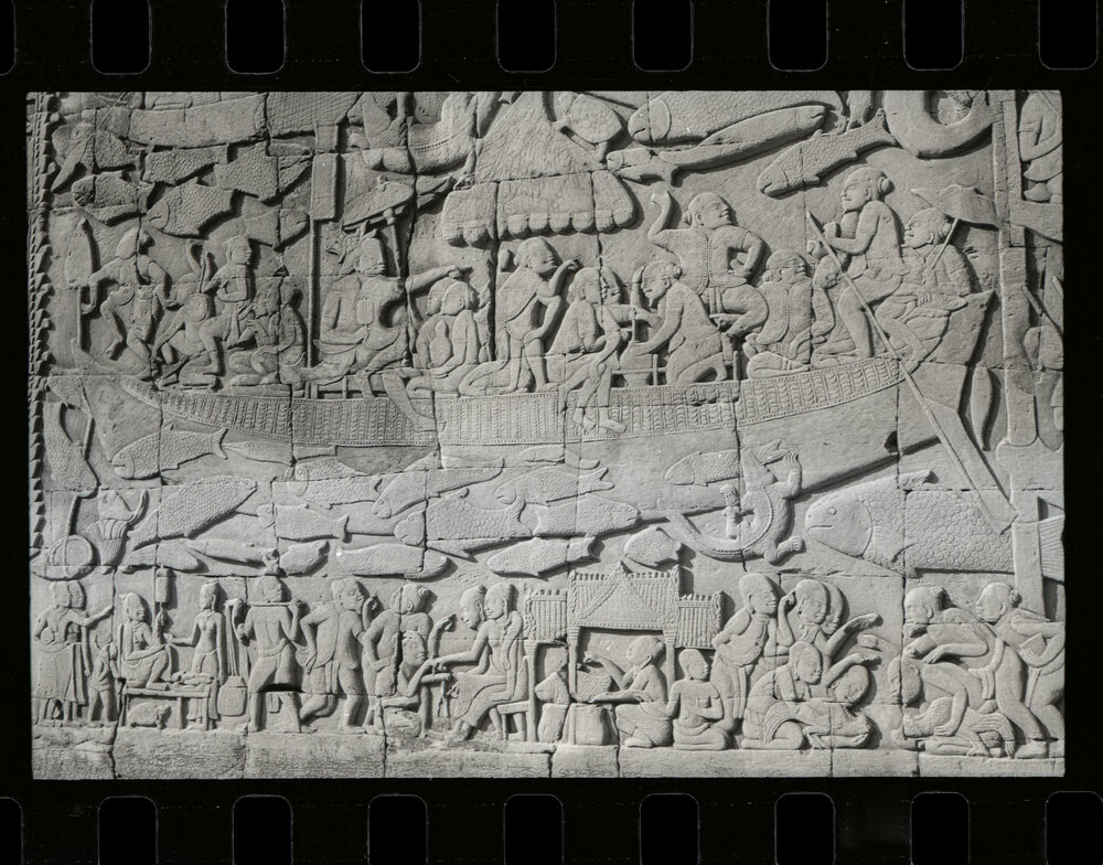 Bas-Relief at the Bayon Temple, Angkor