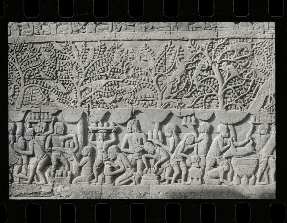 Bas-Relief at the Bayon Temple, Angkor
