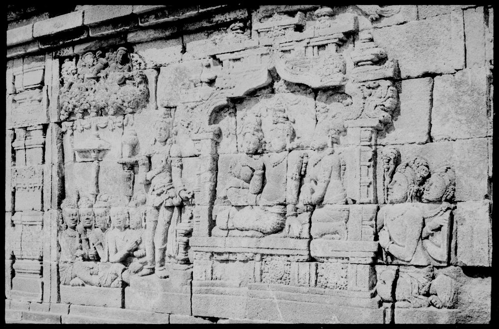 Relief at Borobudur Temple, Central Java