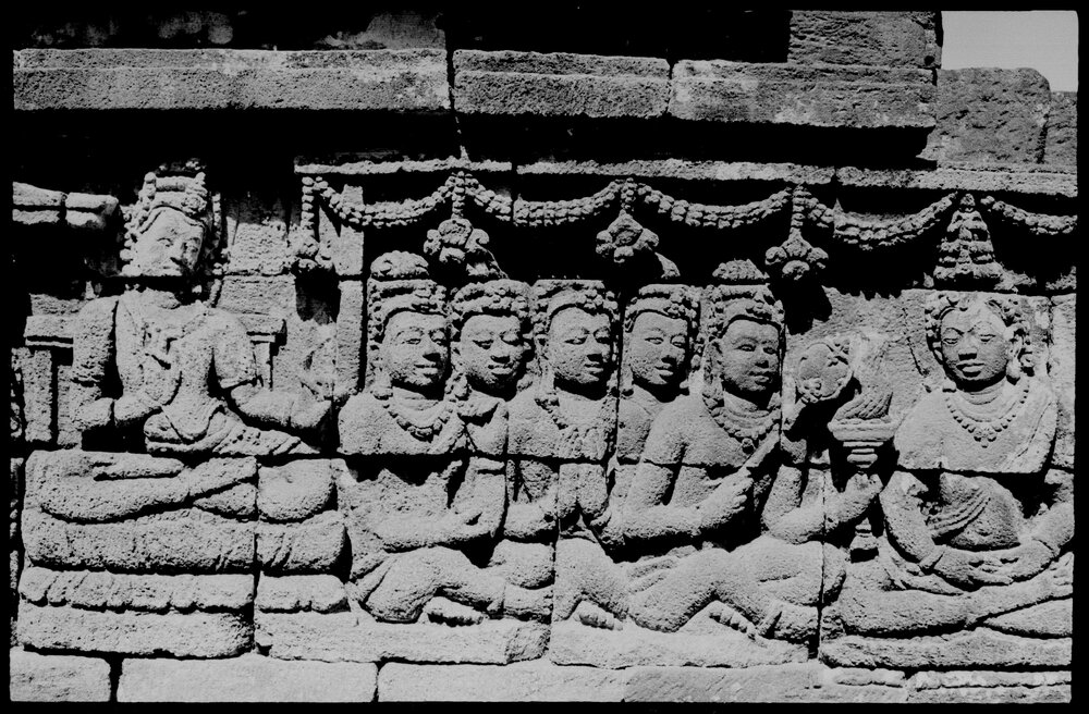 Relief at Borobudur Temple, Central Java