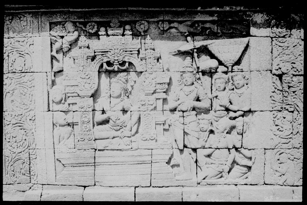 Relief at Borobudur Temple, Central Java