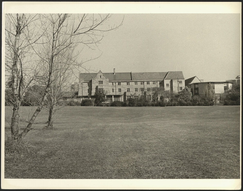 View Across Green to Sancta Sophia College