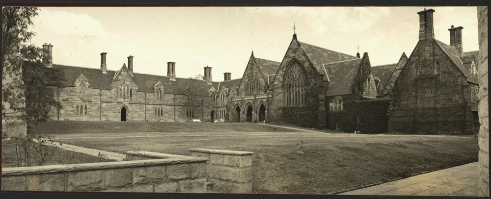 St Pauls College View Across Interior Courtyard