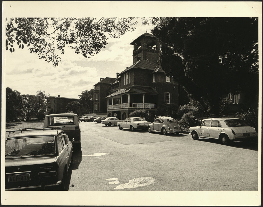 View Along Front of Women's College Looking North
