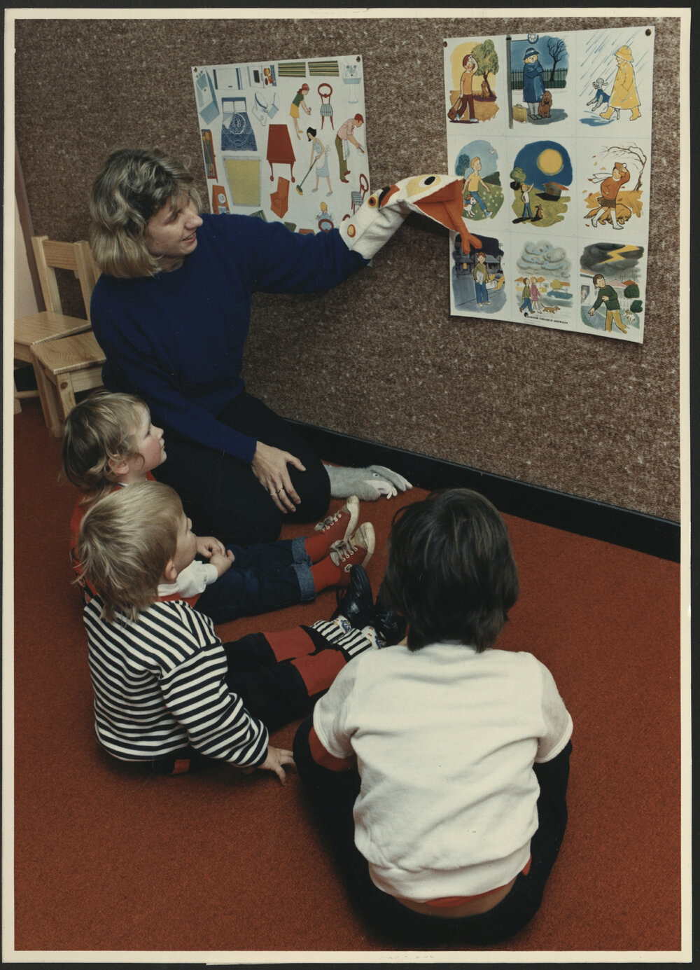 A Member of the Hearing and Speech Clinic Pictured with Three Children - Speech and Language Therapy - Cumberland College of Health Sciences