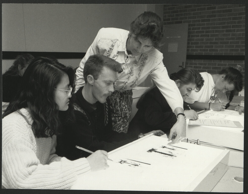 Faculty of Health Sciences Cumberland College Students and Teacher in Class Room