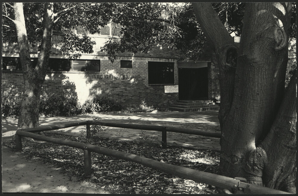 Entrance to HK Ward Gymnasium
