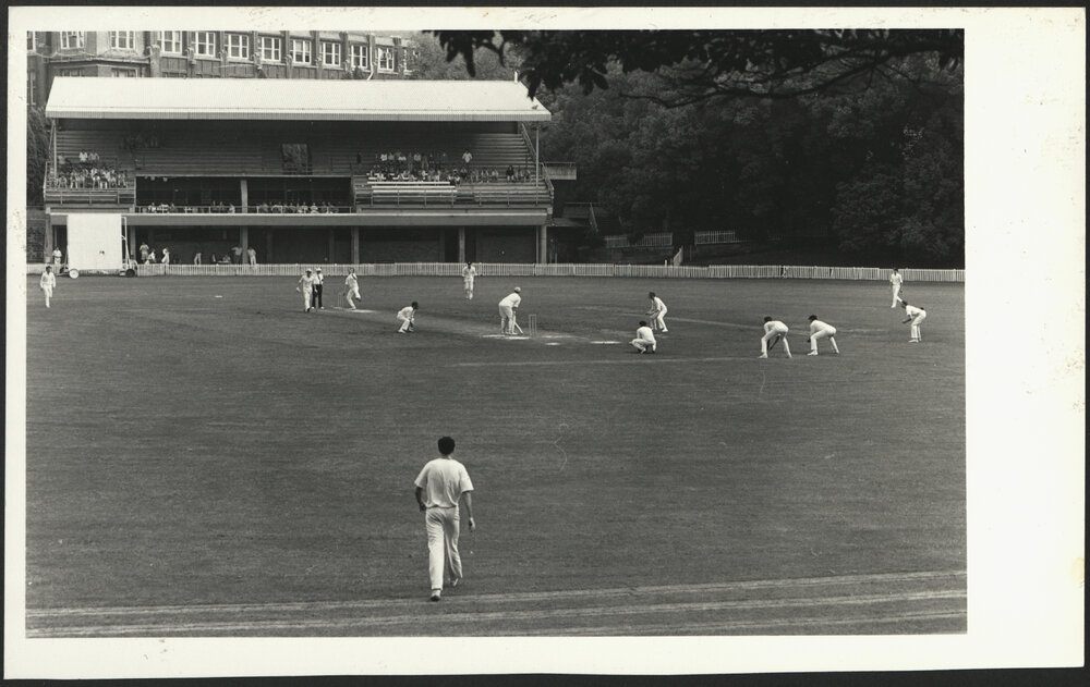 Interfaculty Cricket Match Played on Oval No 1 in Front of the Grandstand