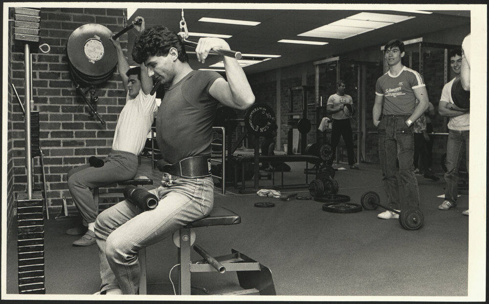 Practice in the HK Ward Gymnasium