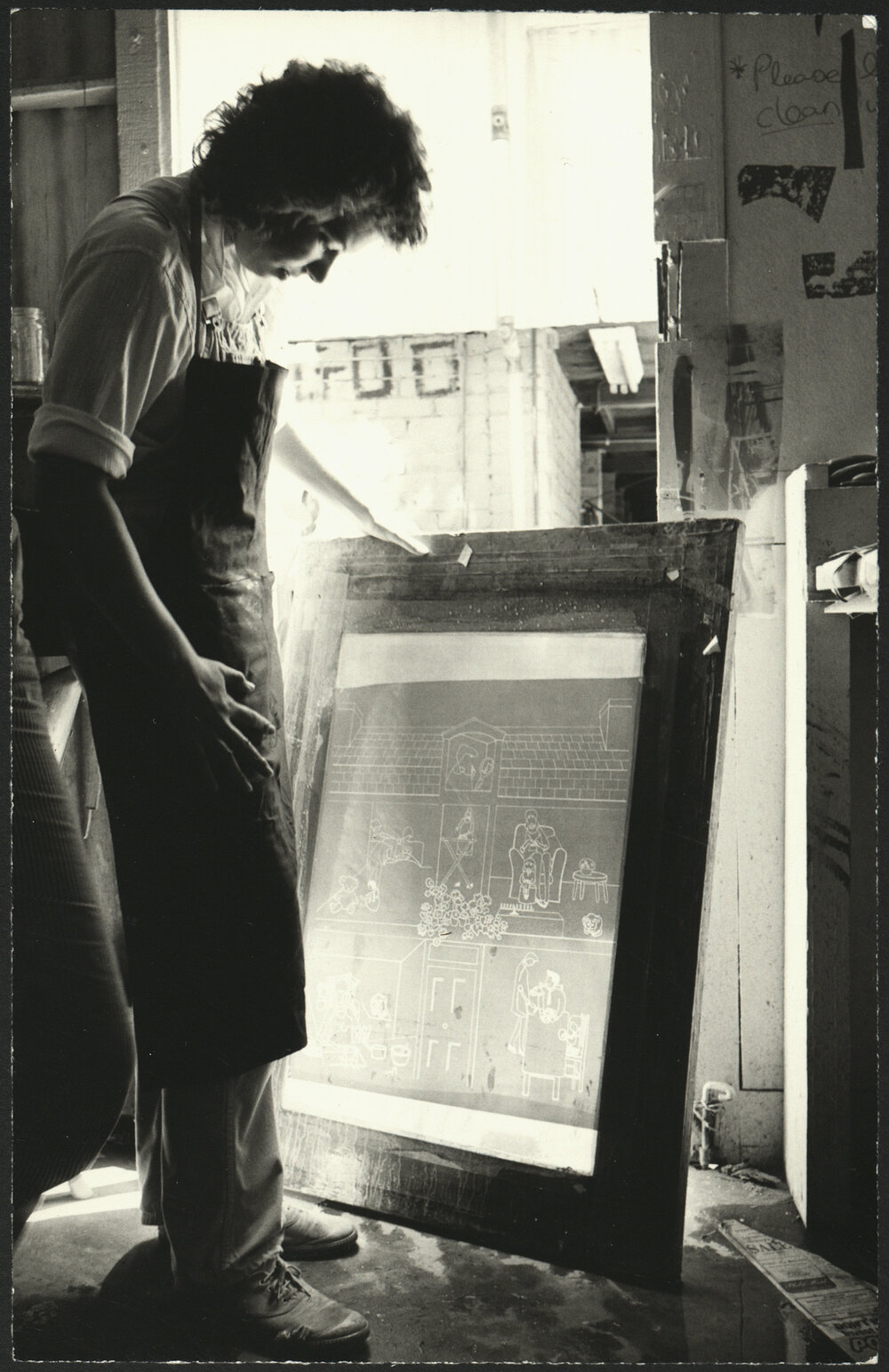 Students Examining Their Art Work at an Art Workshop