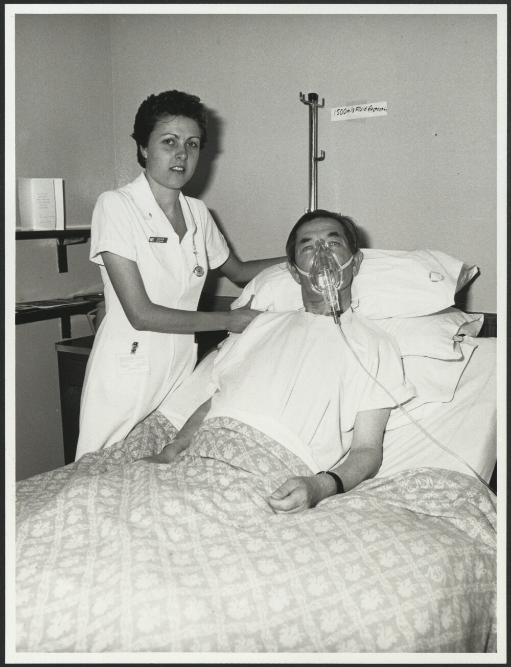 Faculty of Nursing - Clinical Practice Nursing Student on the Ward Attending to Patient