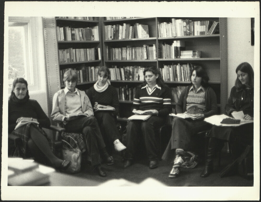 Students Attending Tutorial in Academic's Office