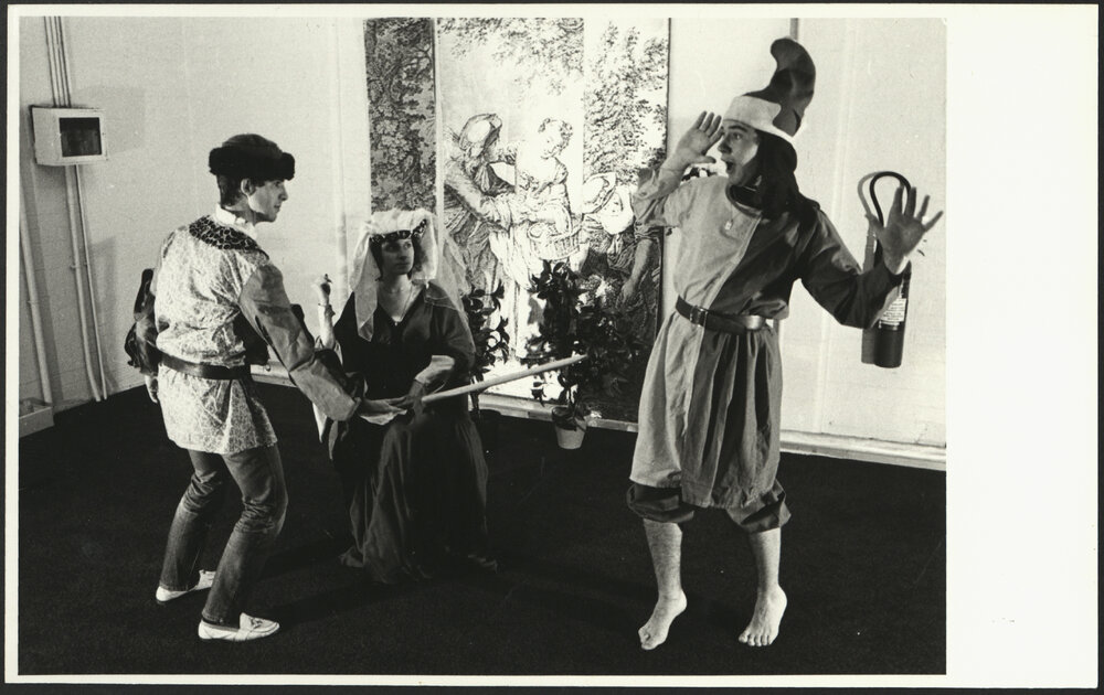 Students in Medieval Costume, Theatre Workshop Seymour Centre