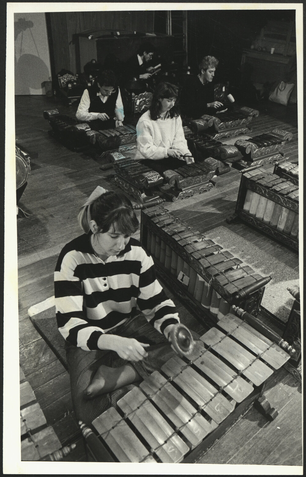 Gamalan Orchestra -Students Playing Indonesian Gamalan
