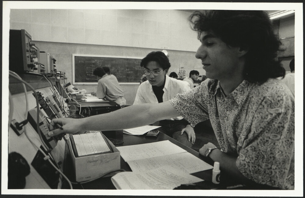 Second Year Electrical Engineering Students in Laboratory