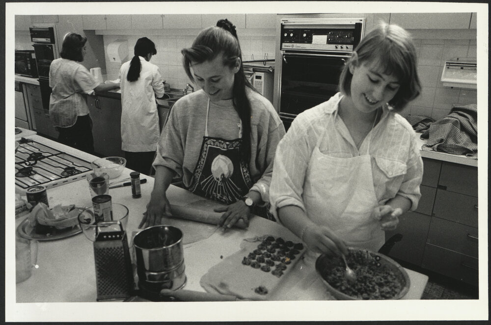 Institute of Education - Home Economics Students Preparing Food in the Kitchen