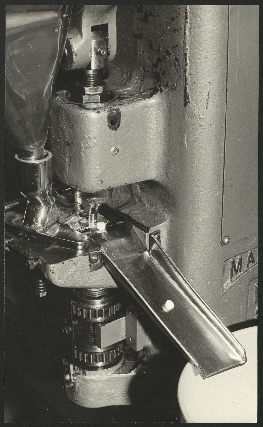 Pharmacy Laboratory - Tabletting Machine Producing Pills