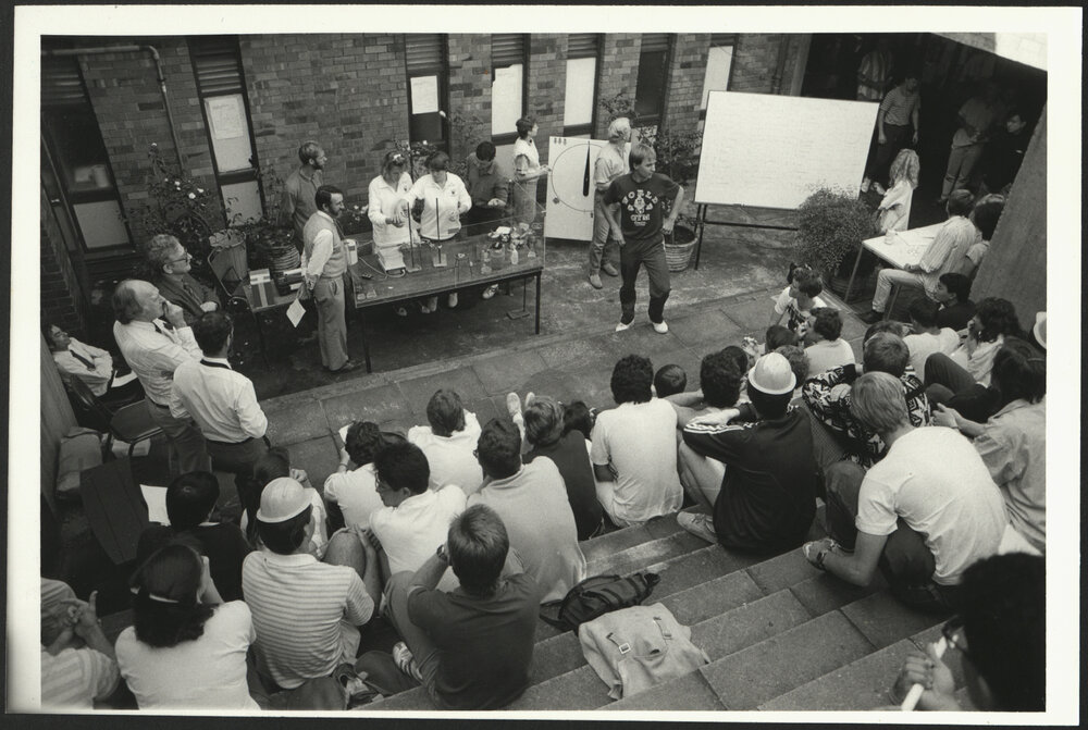 Students Working on a Design at Chemical Engineering Design Competition 