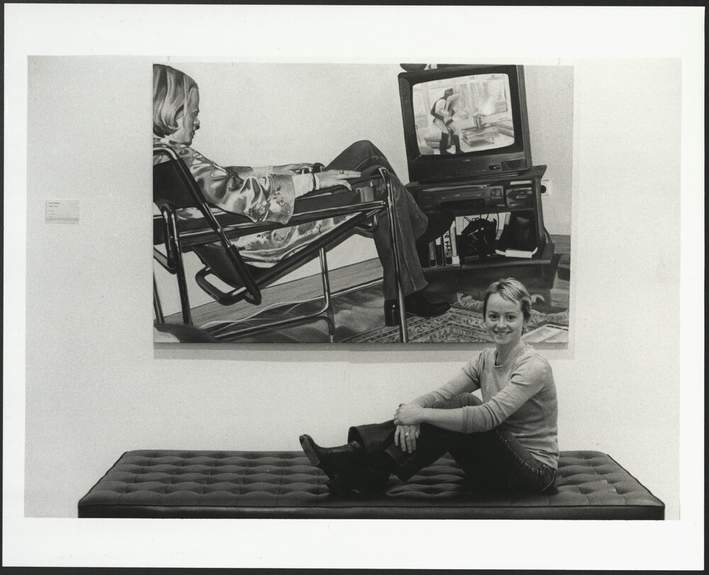 Sydney College of the Arts Student Julie Fragar and Her Self-Portrait "Wassily Chair"