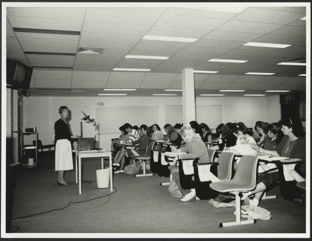Faculty of Nursing - Students Taking Notes at a Lecture in Progress