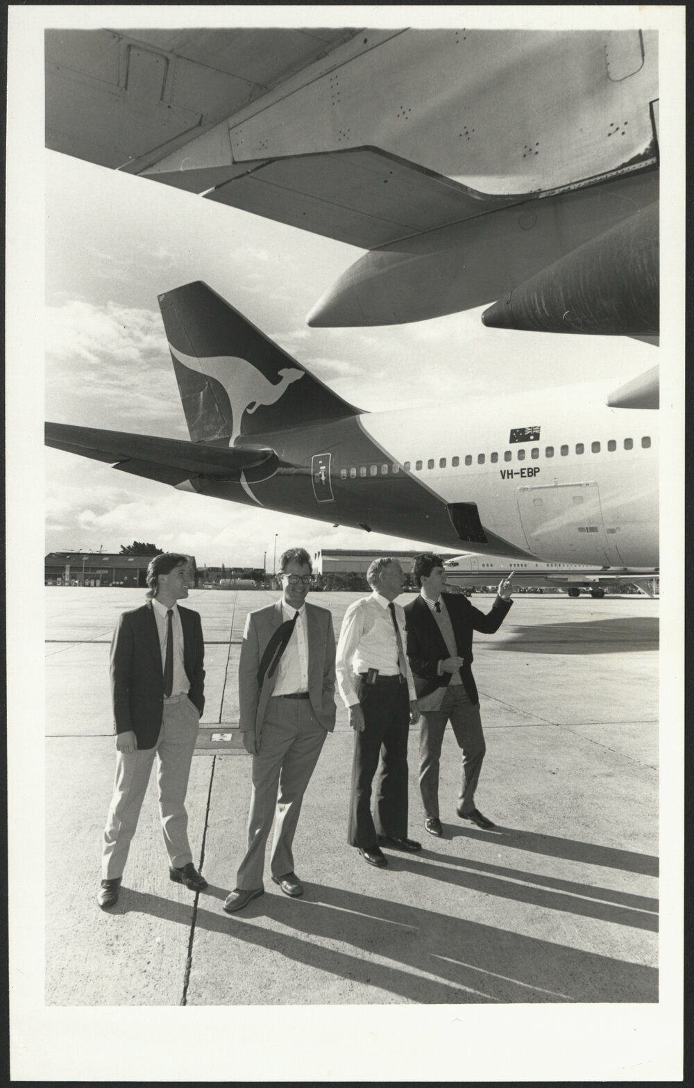 Launch of the Chancellor's Scholarships in Engineering - Scholarship Winners with Staff at the Airport