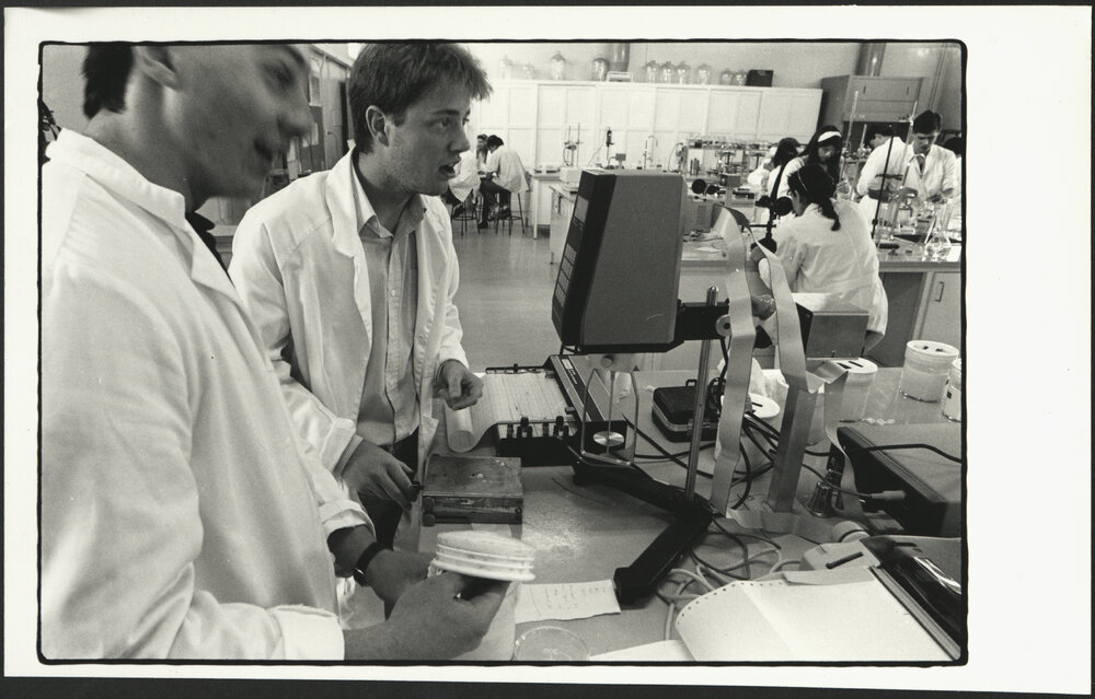 Third Year Students in Pharmacy Laboratory