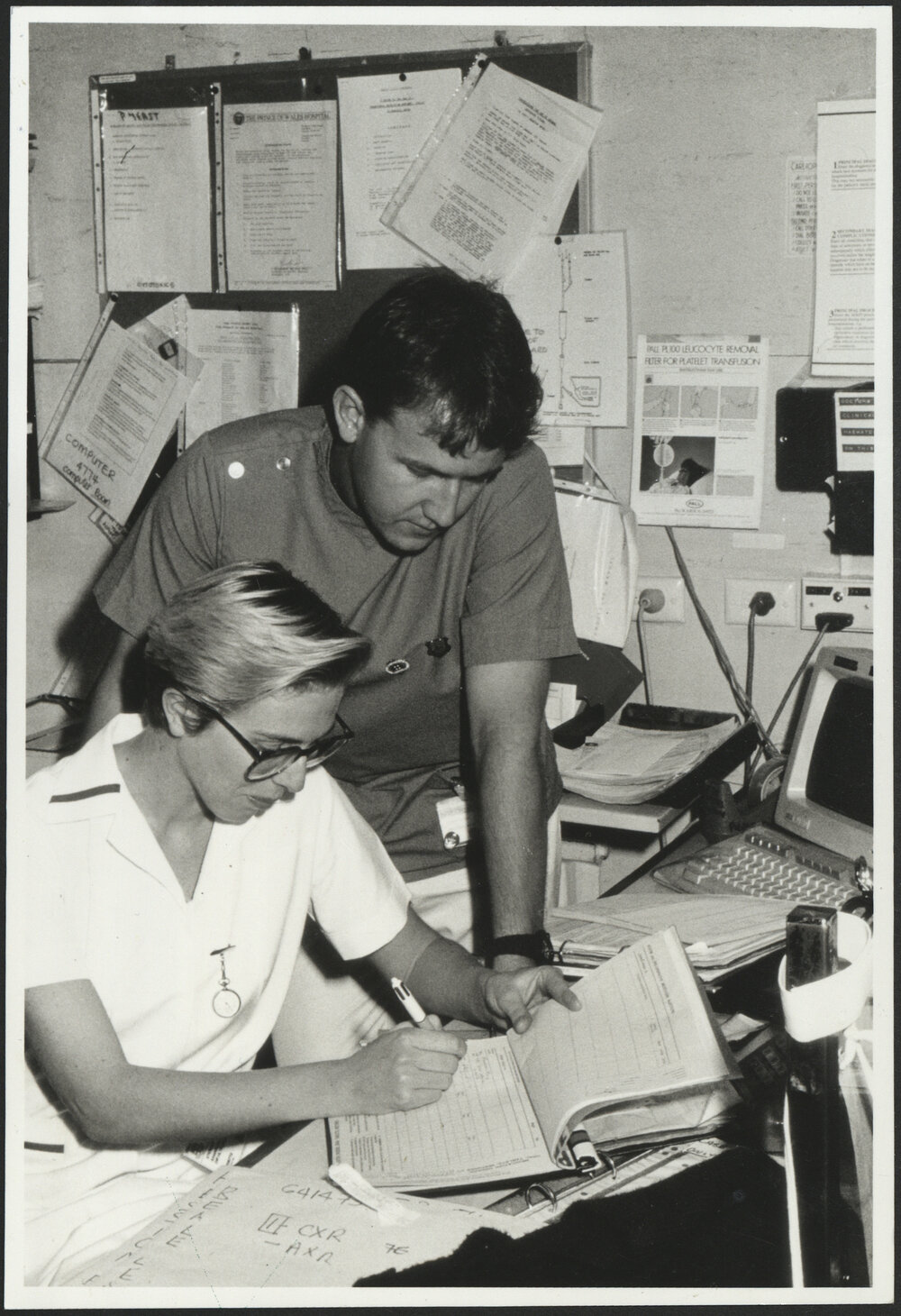 Faculty of Nursing - Students Writing Ward Reports During Clinical Placement