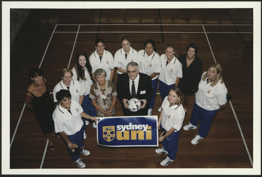The Sydney Uni Sandpipers Netball Team Celebrating Their New Name