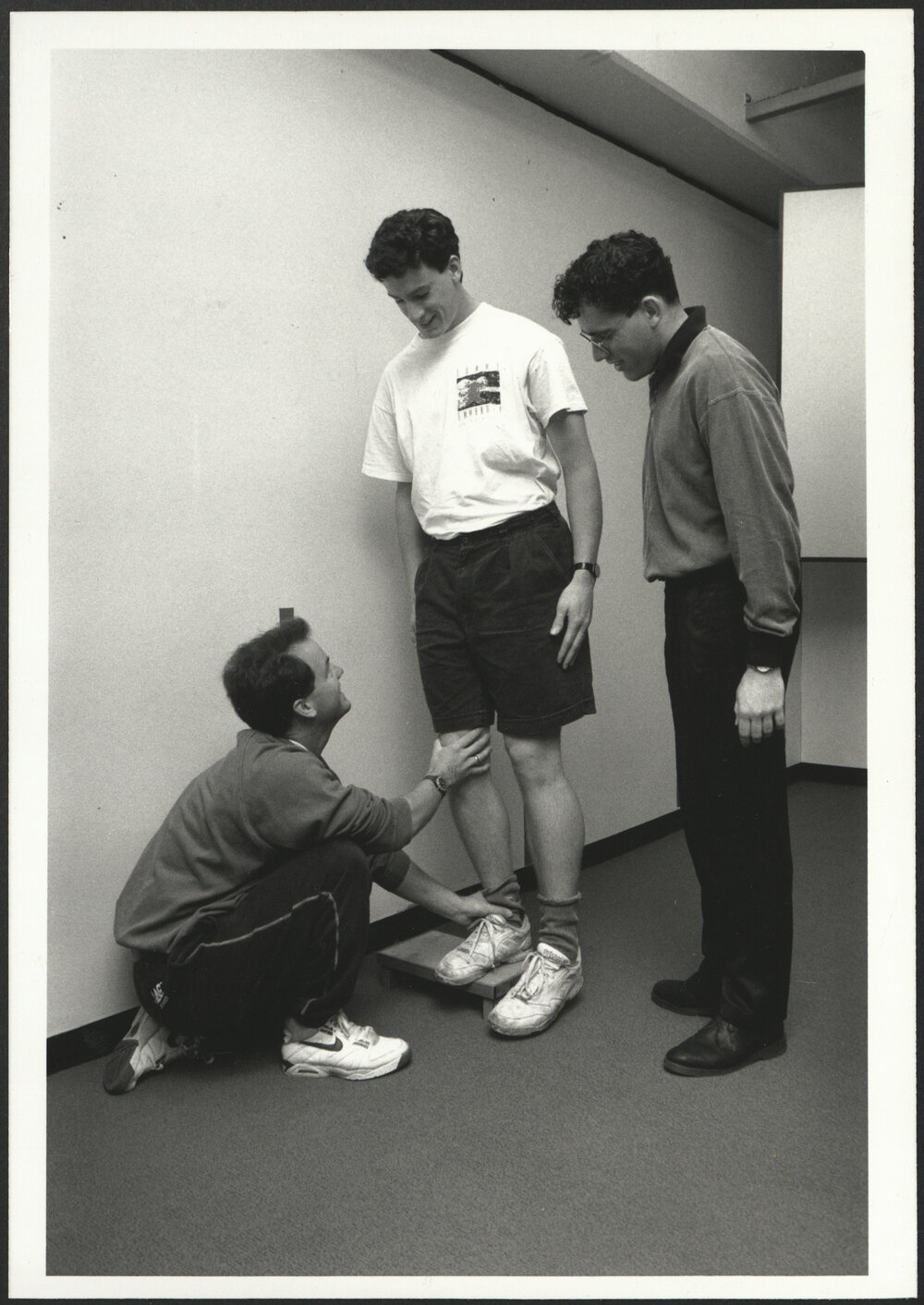 Health Sciences Students Practicing Manipulation on Leg and Knee