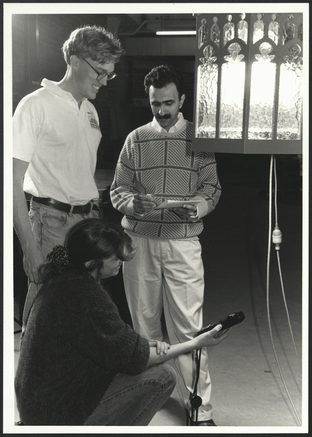 Architecture Students Testing Light Level of Fitting