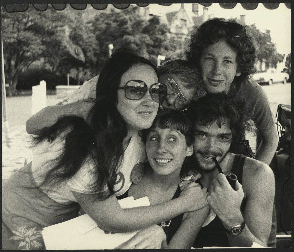 A Group of Five Students at Orientation Week 1979