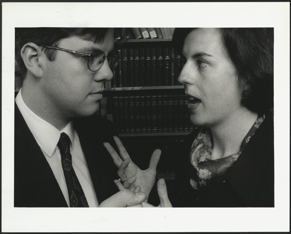 Law Moot Champions Matthew McLennan and Jane Doolan