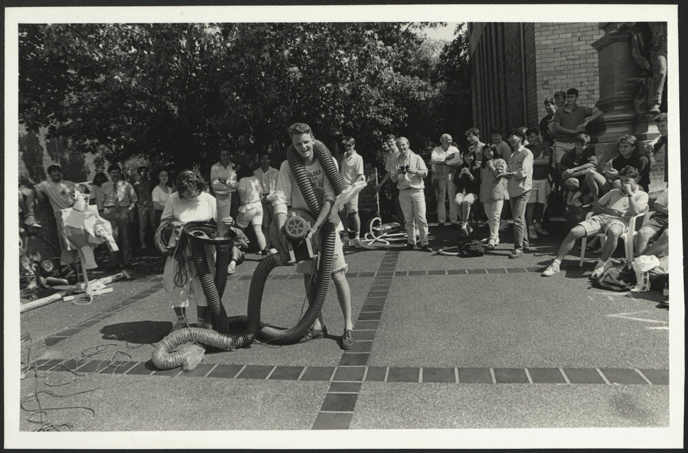 Engineering Design Competition - Two Students Conducting an Experiment