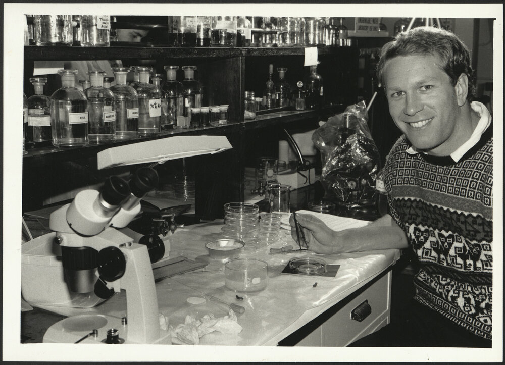 Biology Laboratory - A Student Cultivating Cells