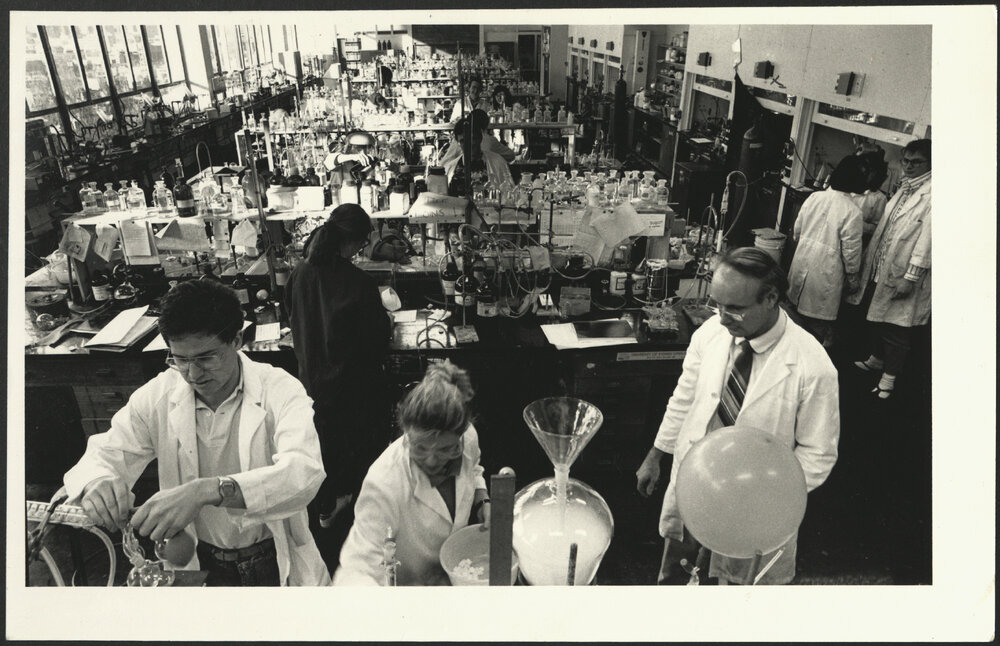 Chemistry Fourth Year Honour Students in Laboratory