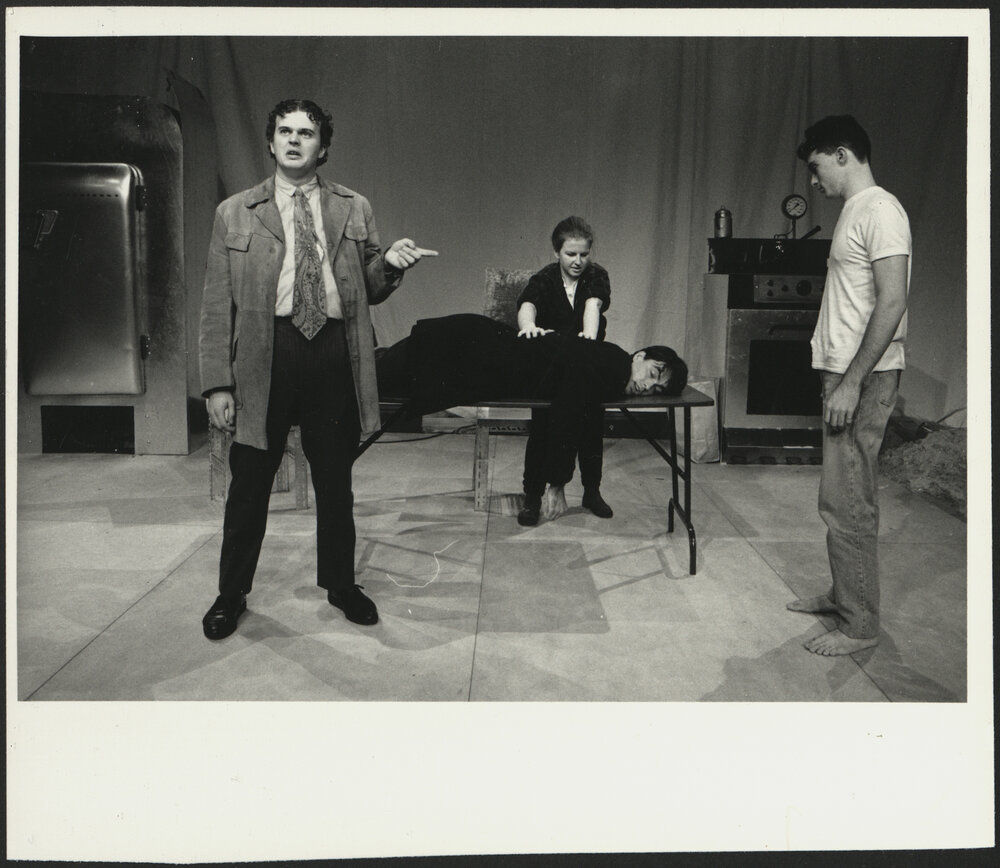 Sydney University Dramatic Society (SUDS) Rehearsing a Scene from Sam Shephard's 'The Curse of the Starving Class' 