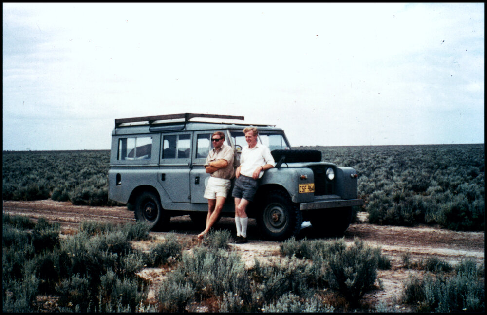 John Thompson and Derek Anderson on Botany Western New South Wales Trip