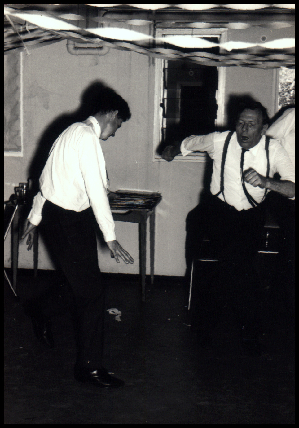 Tony Martin and Spinny at the Botany III Party