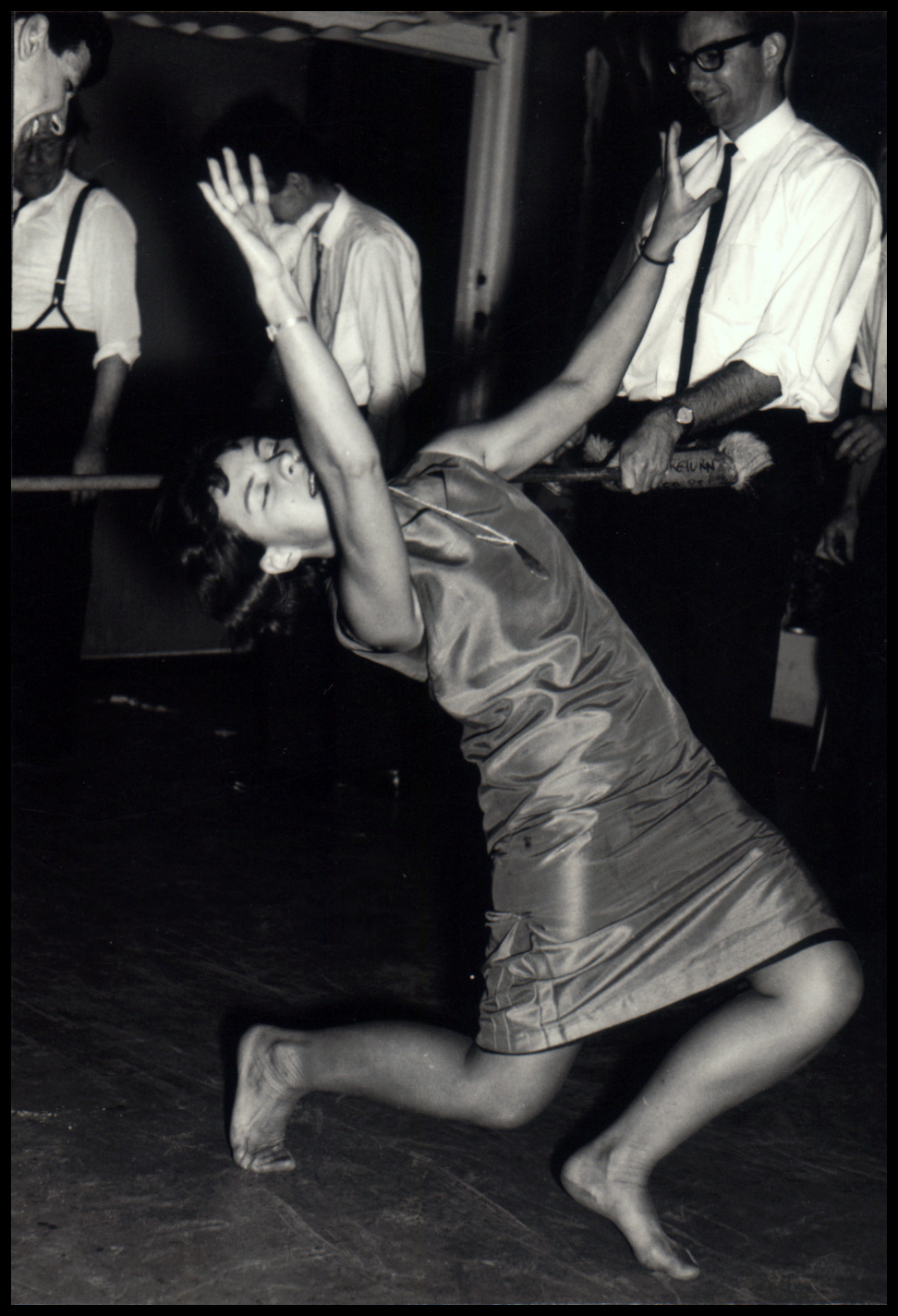 Jan Jacobs doing the Limbo at the Botany III Party