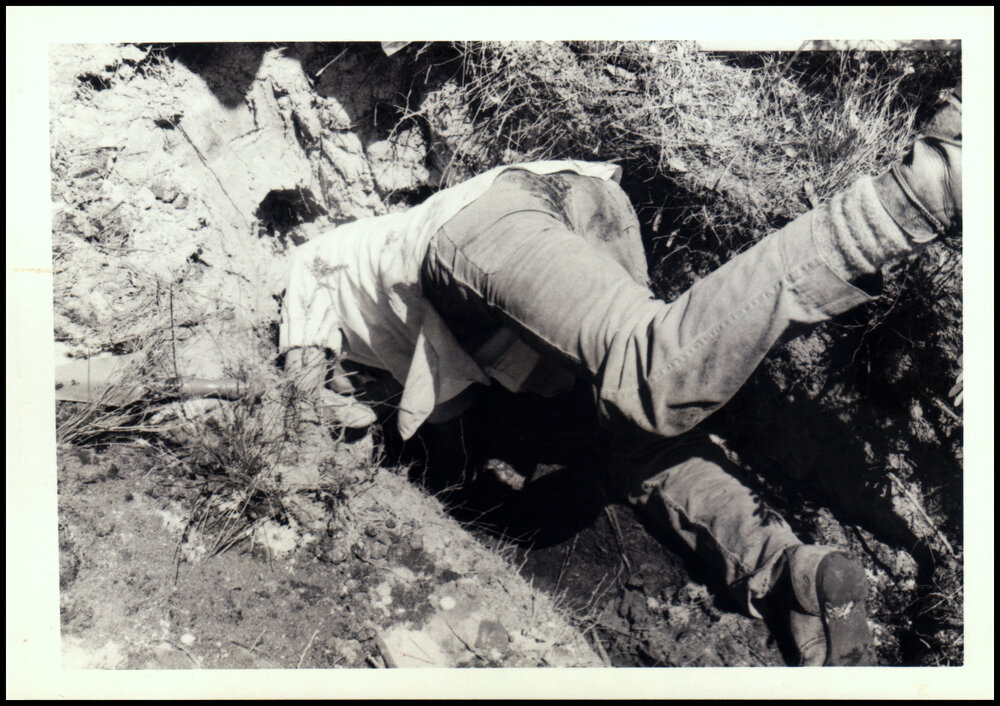 Roger Carolin Digging a Soil Pit
