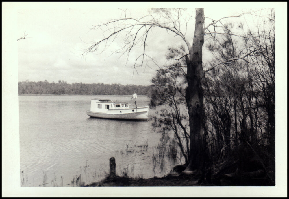 Roger Carolin Mooring a Boat at Myall Lakes