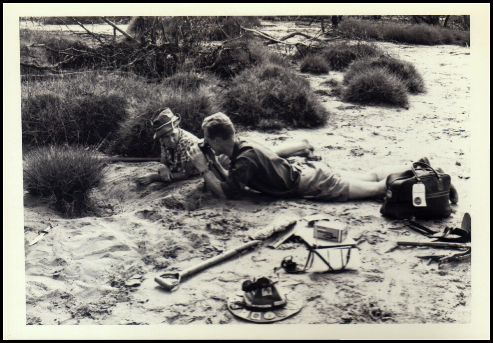 Derek Anderson Photographing Plants near Bourke