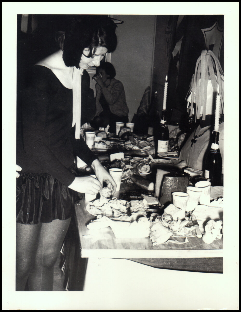 Joan Aliprand at the Botany III Middle Evil Party