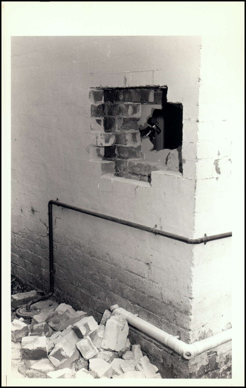 Break in at the Welfare Canteen