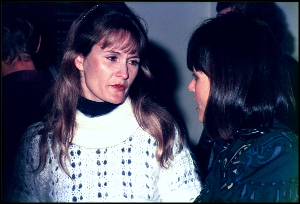 Penny Goulter and Cheryl Handford at John Thomson's Farewell Dinner